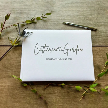 Personalized Wedding Guest Book (100 Pack)